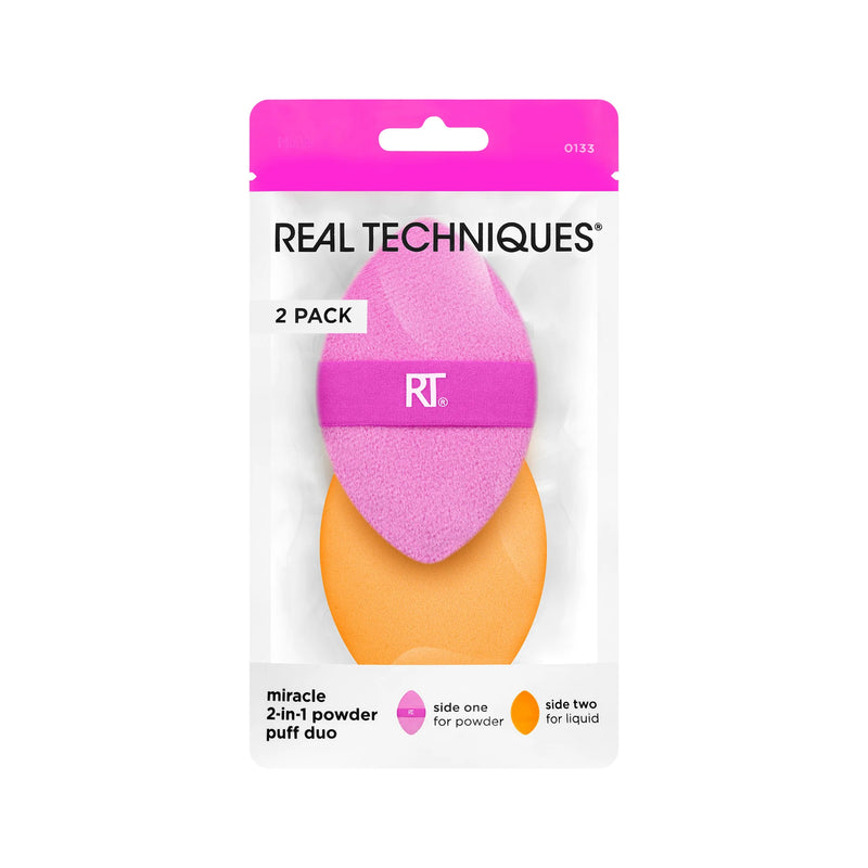 REAL TECHNIQUES Miracle 2-In-1 Powder Puff Duo