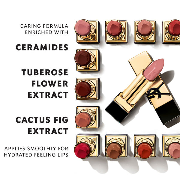 YSL BEAUTY ROUGE PUR COUTURE CARING SATIN LIPSTICK