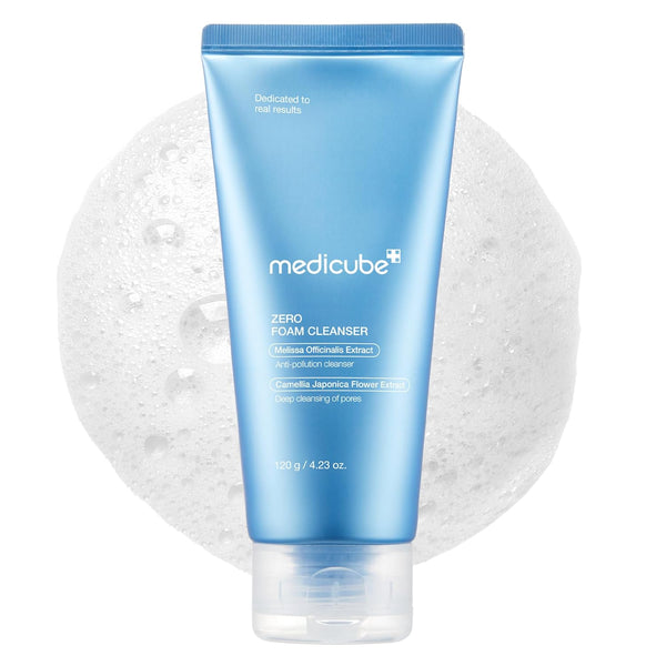 medicube Zero Foam Cleanser for Sensitive Skin - Sebum Control, Moisture Balance, and Pore Minimization