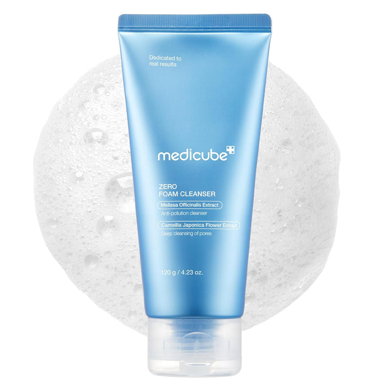 medicube Zero Foam Cleanser for Sensitive Skin - Sebum Control, Moisture Balance, and Pore Minimization