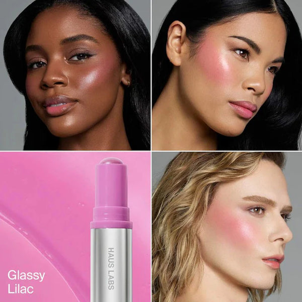 HAUS LABS COLOR FUSE GLASSY BLUSH BALM STICK