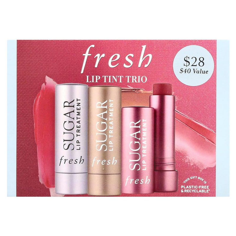 FRESH Lip Tint Trio – Rose, Honey & Bloom