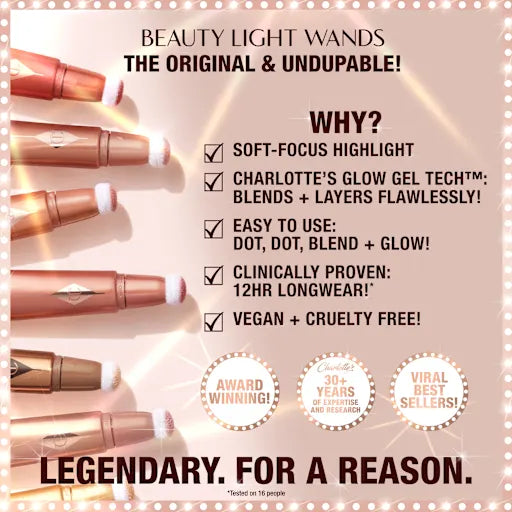 CHARLOTTE TILBURY Beauty Light Wand - Pillow Talk Medium