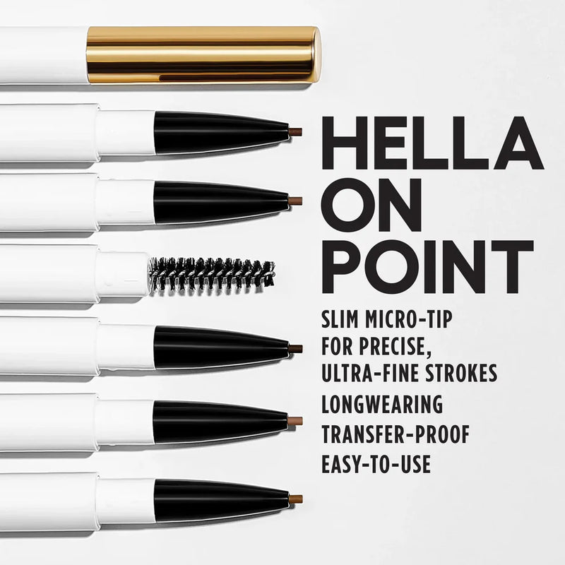 HELLA ON POINT Ultra-Fine Eyebrow Pencil For Natural Brows