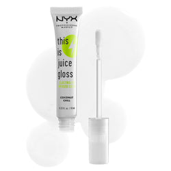 NYX Professional Makeup This Is Juice Gloss, Infused with Electrolytes, Coconut Chill