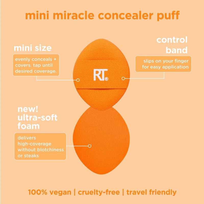 REAL TECHNIQUES Mini Miracle Concealer Puff Trio