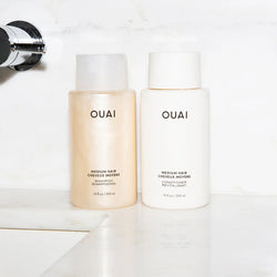 OUAI medium hair shampoo and conditioner