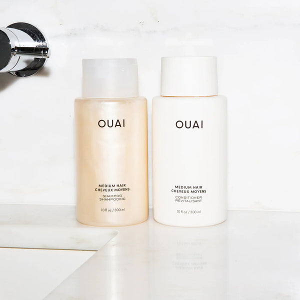 OUAI medium hair shampoo and conditioner