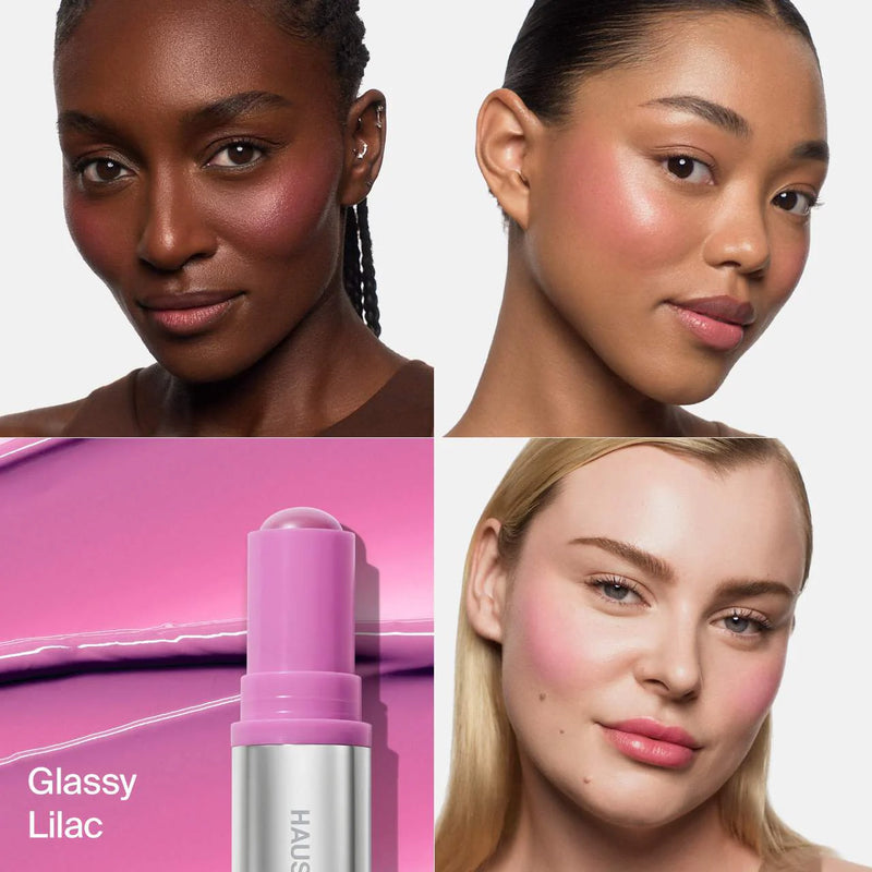 HAUS LABS COLOR FUSE GLASSY BLUSH BALM STICK