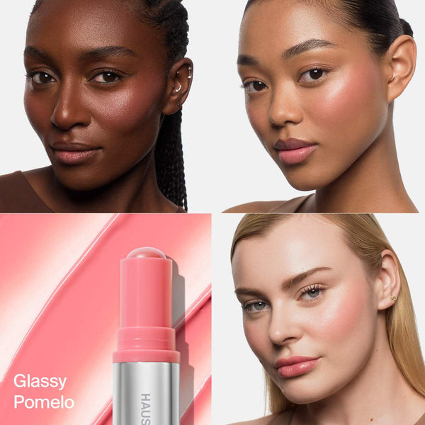 HAUS LABS COLOR FUSE GLASSY BLUSH BALM STICK